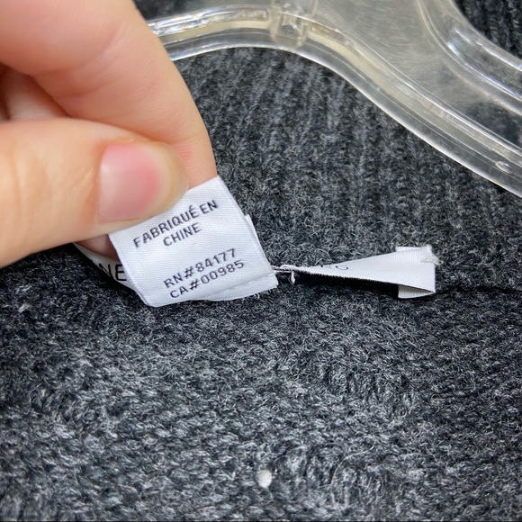 DVF lambswool cashmere park city long quilted gray zip vest S/P - Picture 11 of 14